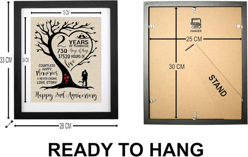 2 Year of Marriage Decoration Gift